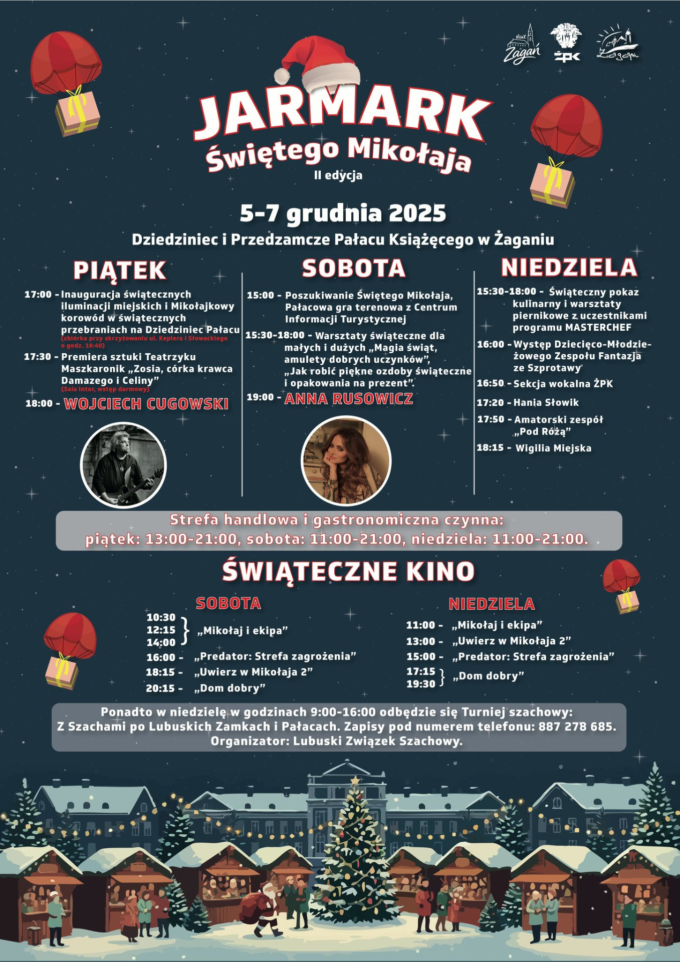 Jarmark św. Mikołaja w Żaganiu 5-7 grudnia 2025