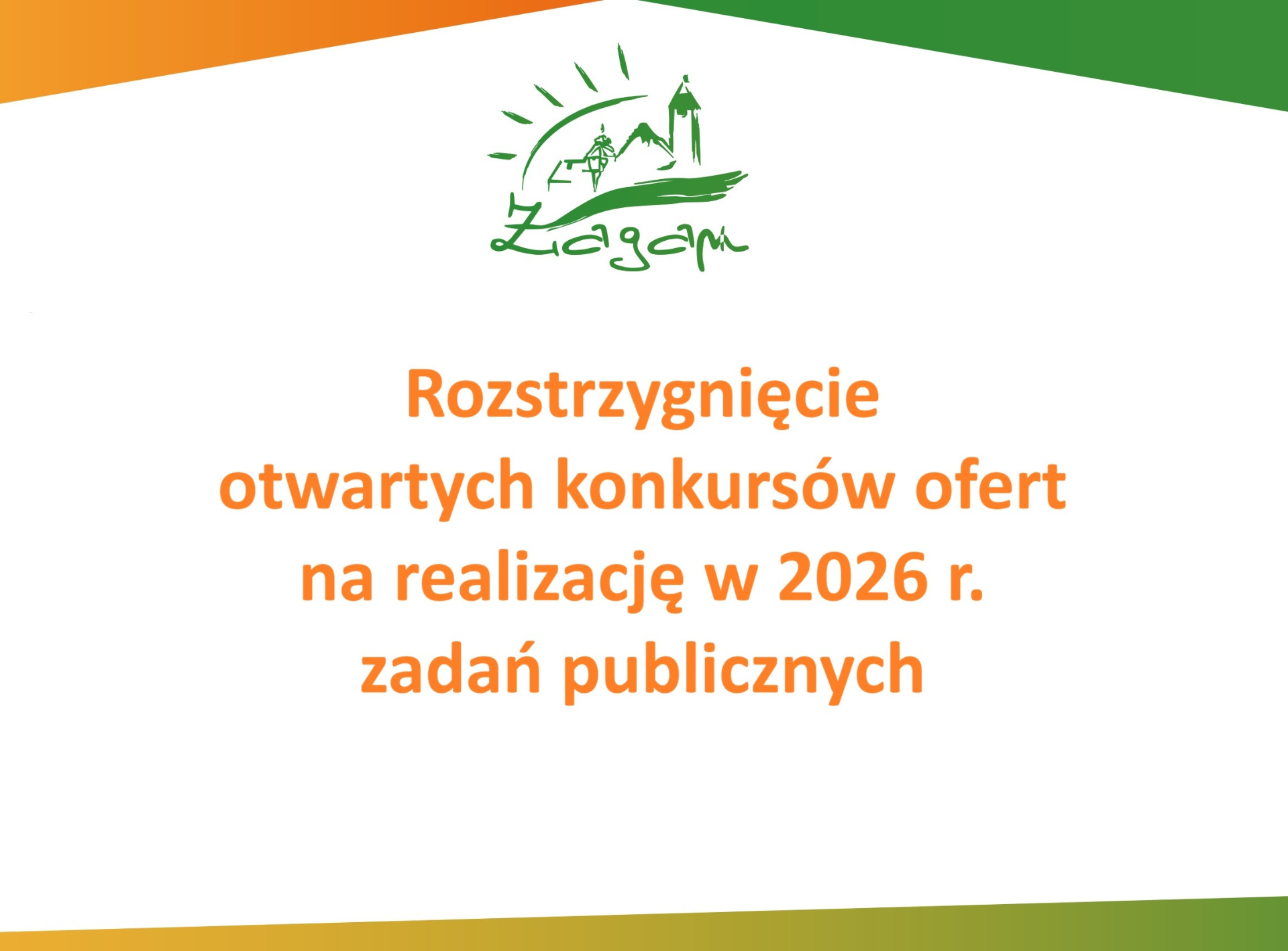 Rozstrzygnięcie otwartych konkursów ofert