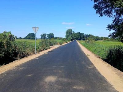 Przebudowana droga w Jamnie