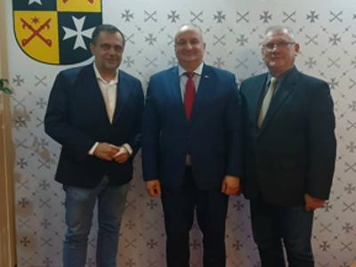 Wicemarszałek Województwa Lubuskiego z wizytą w Sulęcińskim Starostwie