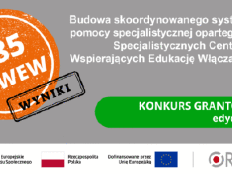 Wyniki konkursu na SCWEW