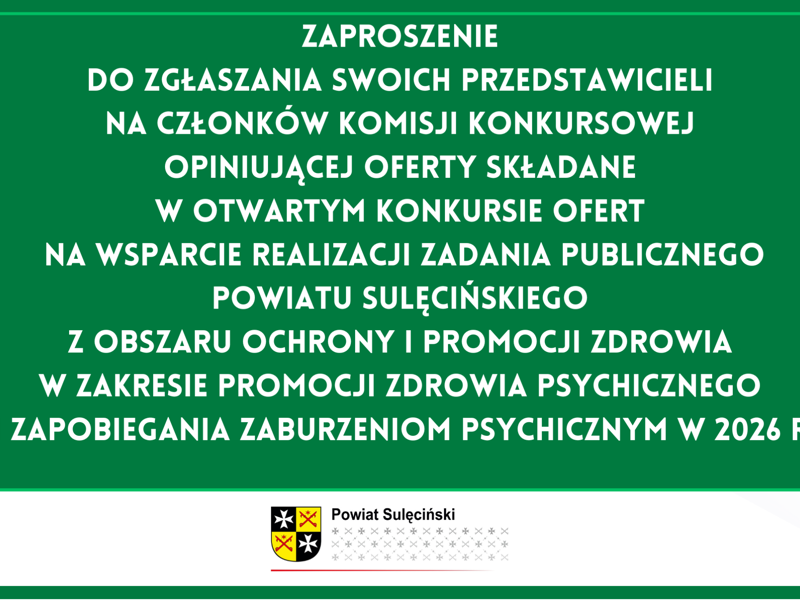ZAPROSZENIE - komisja konkursowa