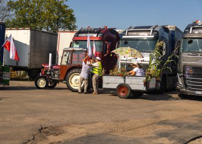Wystawa traktorów - wystawcy i uczestnicy