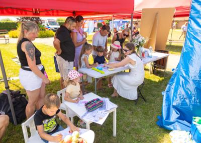 Stoisko MDP Krobia- rysujące dzieci