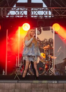 Na zdjęciu scena, na której występuje Maryla Rodowicz