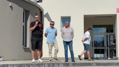Zdjęcie przedstawia organizatorów Wielkopolskiej Ofensywy Rowerowej