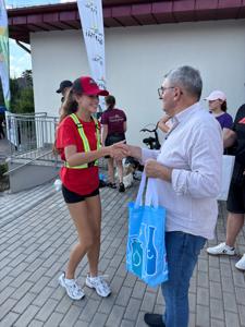Zdjęcie przedstawia uczestników Wielkopolskiej Ofensywy Rowerowej