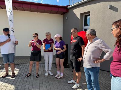 Zdjęcie przedstawia uczestników Wielkopolskiej Ofensywy Rowerowej