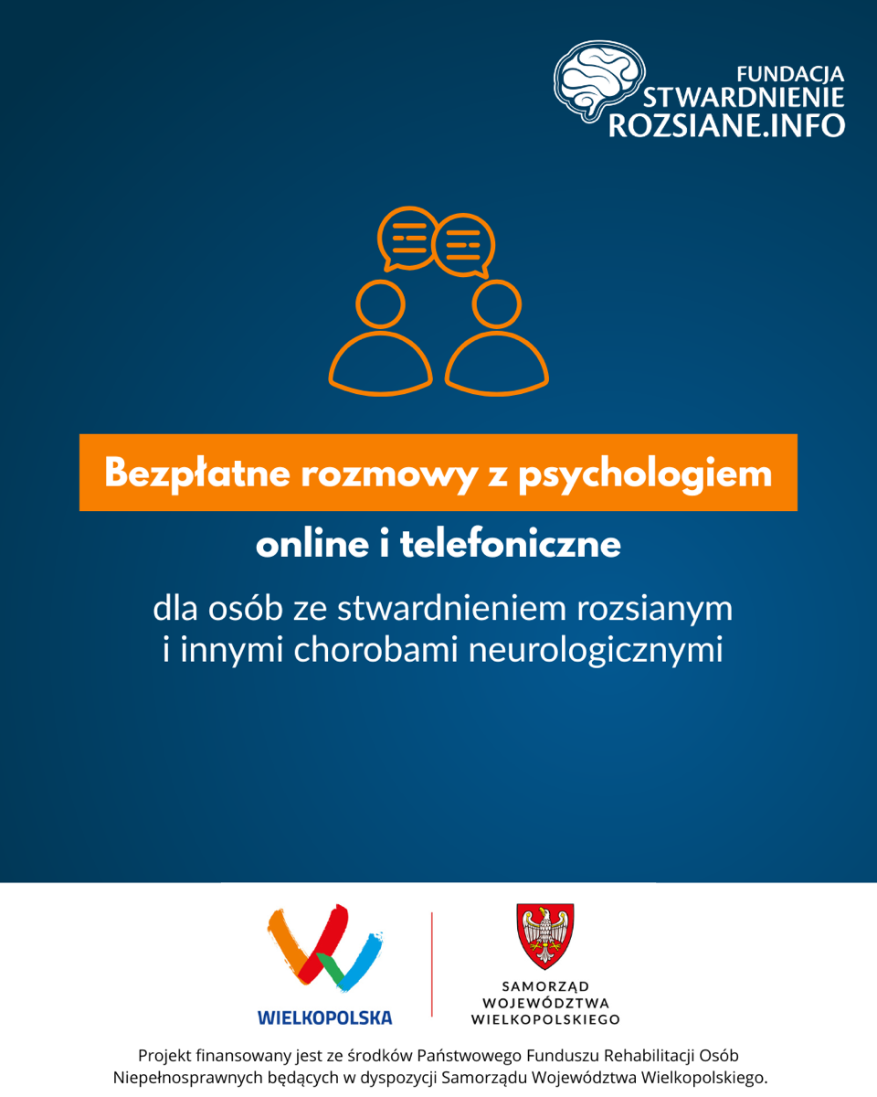 Zdjęcie przedstawia plakat dot. Bezpłatne rozmowy z psychologiem.