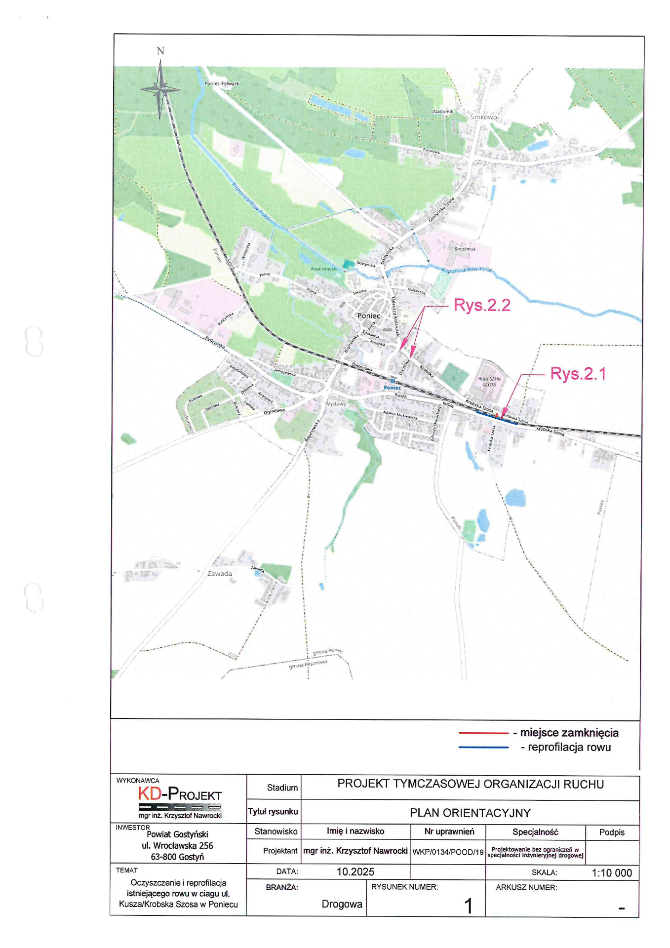 Zdjęcie przedstawia mapę sytuacyjną