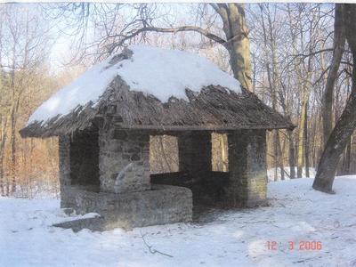 Historia Gminy Warlubie - budka Napoleona