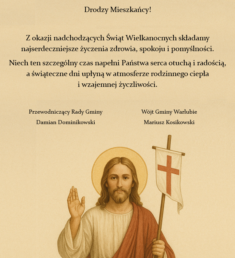 Życzenia wielkanocne - tekst w opisie artykułu