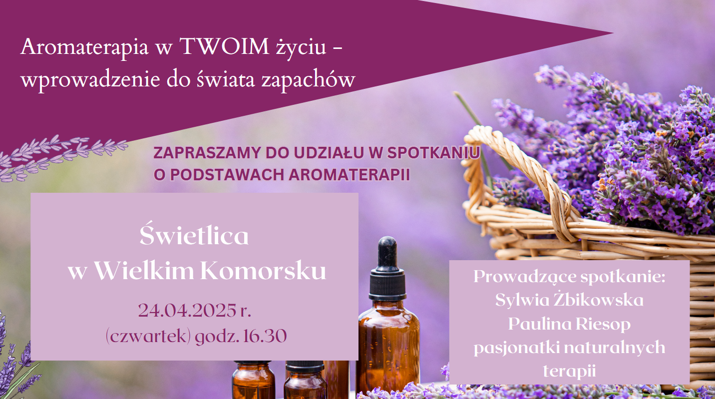 Plakat przedstawia informacje o spotkaniu
