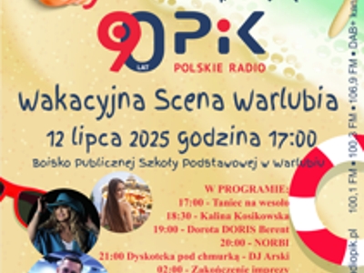 Tekst z plakatu w opisie posta - plakat wydarzenia, na zdjęciu gwiazdy wieczoru i logotypy sponsorów