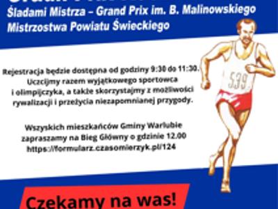 Plakat przedstawia postać B. Malinowskiego oraz tekst zawarty w treści posta