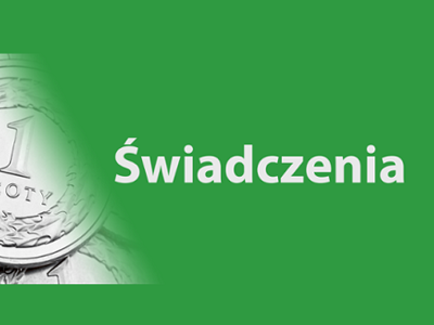 KRUS napis Świadczenia