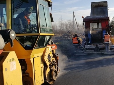 zdjęcie, realizacja inwestycji Przebudowa drogi gminnej w Bzowie - 2