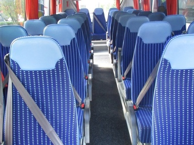 Wnętrze autobusu