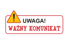 Uwaga Komunikat