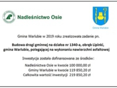 Budowa drogi gminnej w Głodowie