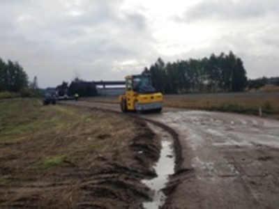 Budowa drogi gminnej w Kurzejewie