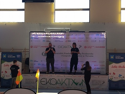 Zdjęcie z Ekoevent z Fundacją Aktywnego Rozwoju - przemówienie, rozpoczęcie imprezy