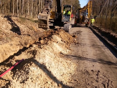 Zdjęcie inwestycji budowa drogi - 1