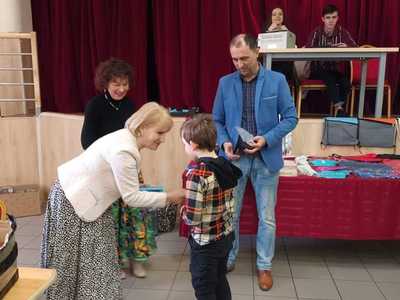 Turniej Szachowy dla dzieci -4, wręczenie nagród