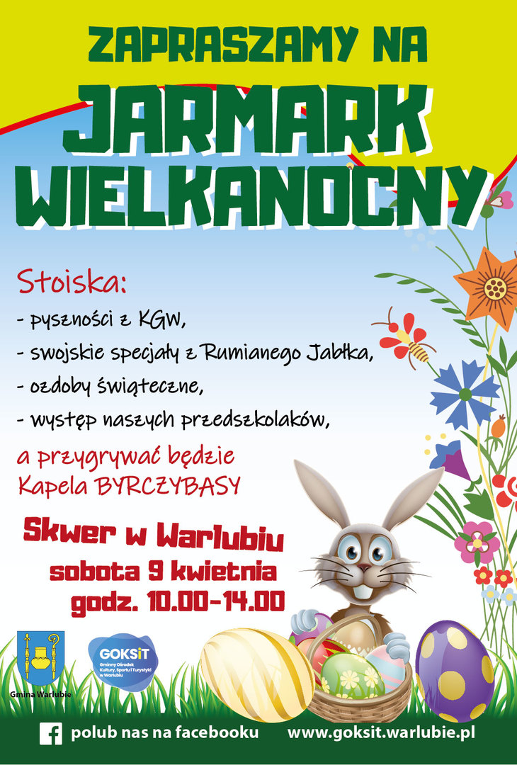 Plakat Jarmark Wielkanocny (GOKSiT)