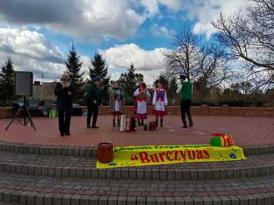 Jarmark Wielkanocny - przemowa Pani Dyrektor GOKSiT