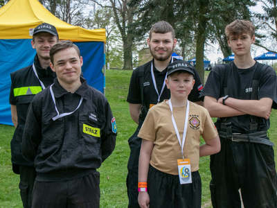 Półmaraton Grudziądz-Rulewo,, strażacy OSP