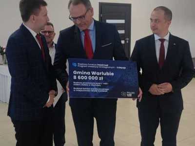 Gmina Warlubie otrzymała dofinansowanie w wysokości 8 579 000 w ramach drugiej edycji Programu Inwestycji Strategicznych