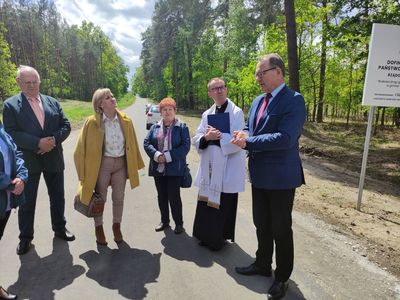 Otwarcie drogi gminnej w miejscowości Płochocin