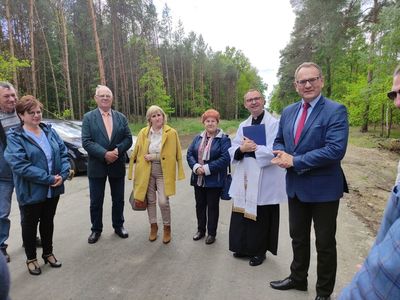 Otwarcie drogi gminnej w miejscowości Płochocin
