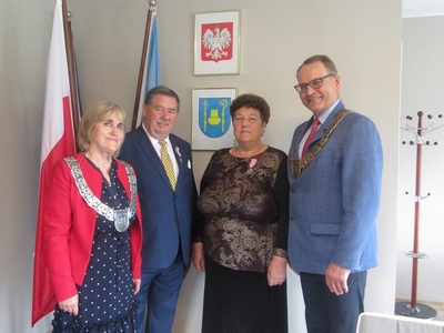 Wójt Gminy - wręczenie medali za długoletnie pożycie małżeńskie