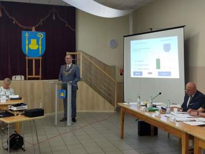 Przemowa Wójta Gminy Warlubie po ogłoszeniu wyników głosowania w sprawie udzielania absolutorium.