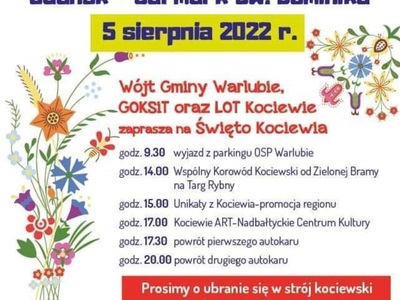 Święto Kociewia, plakat ogłoszeniowy
