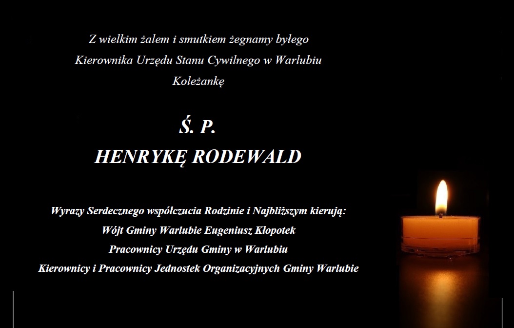 Zdjęcie z kondolencjami