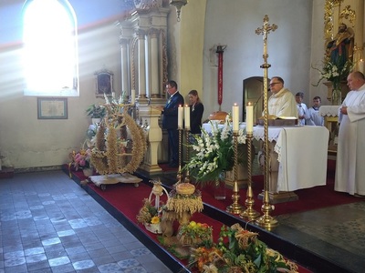 Dożynki Gminne 2022 w Lipinkach - msza święta