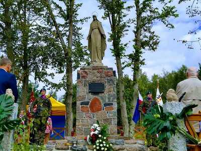 Zdjęcie nr.4 z uroczystości religijno-patriotycznej w Bąkowskim Młynie