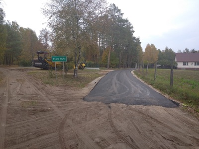 Przebudowa odcinka drogi dojazdowej 