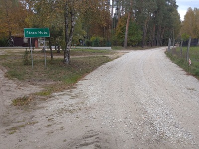 Przebudowa odcinka drogi dojazdowej 