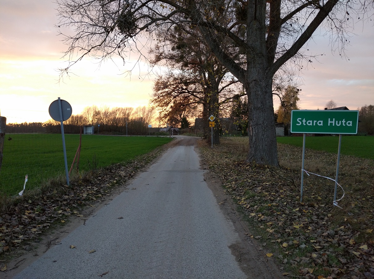 Przebudowa drogi w Starej Hucie zakończona