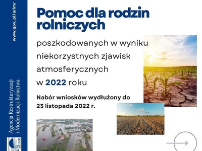 Pomoc dla rodzin rolniczych