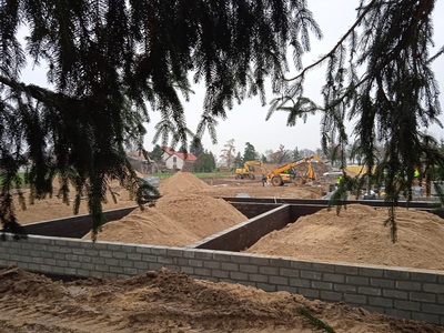 Budowa przedszkola - 8. tydzień