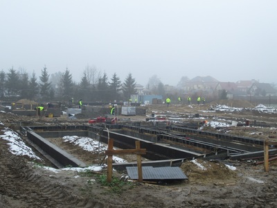 Budowa przedszkola - 9. tydzień