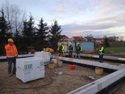 Budowa przedszkola - 12. tydzień