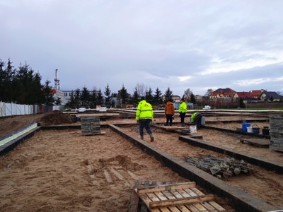 Budowa przedszkola - 12. tydzień