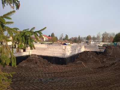 Budowa przedszkola - 14. tydzień