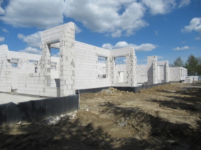 Budowa przedszkola - 30. tydzień